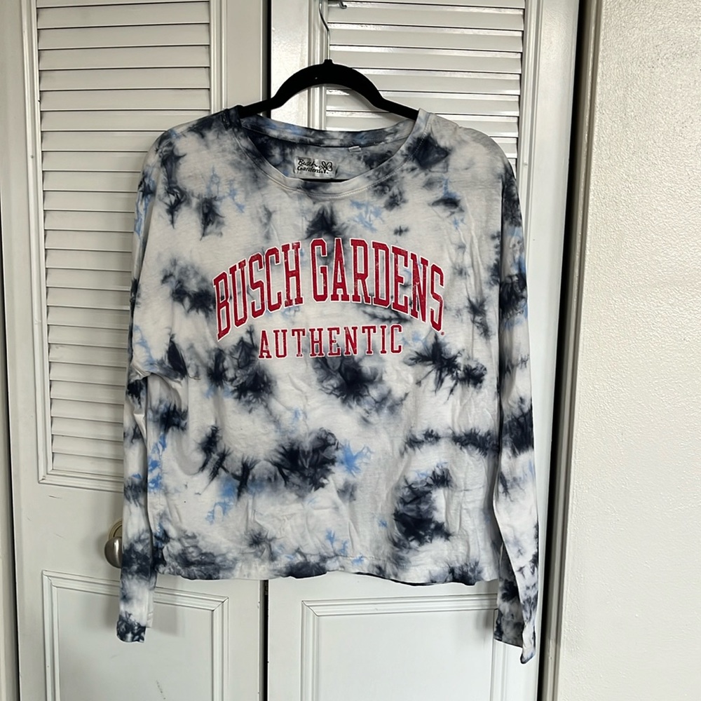 Busch Gardens Red, White and Blue Long Sleeve Tee